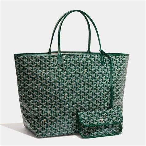 goyard shopping bag green|cheapest place to buy goyard.